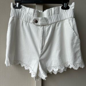 Anthropologie Size Small White Shorts NWT